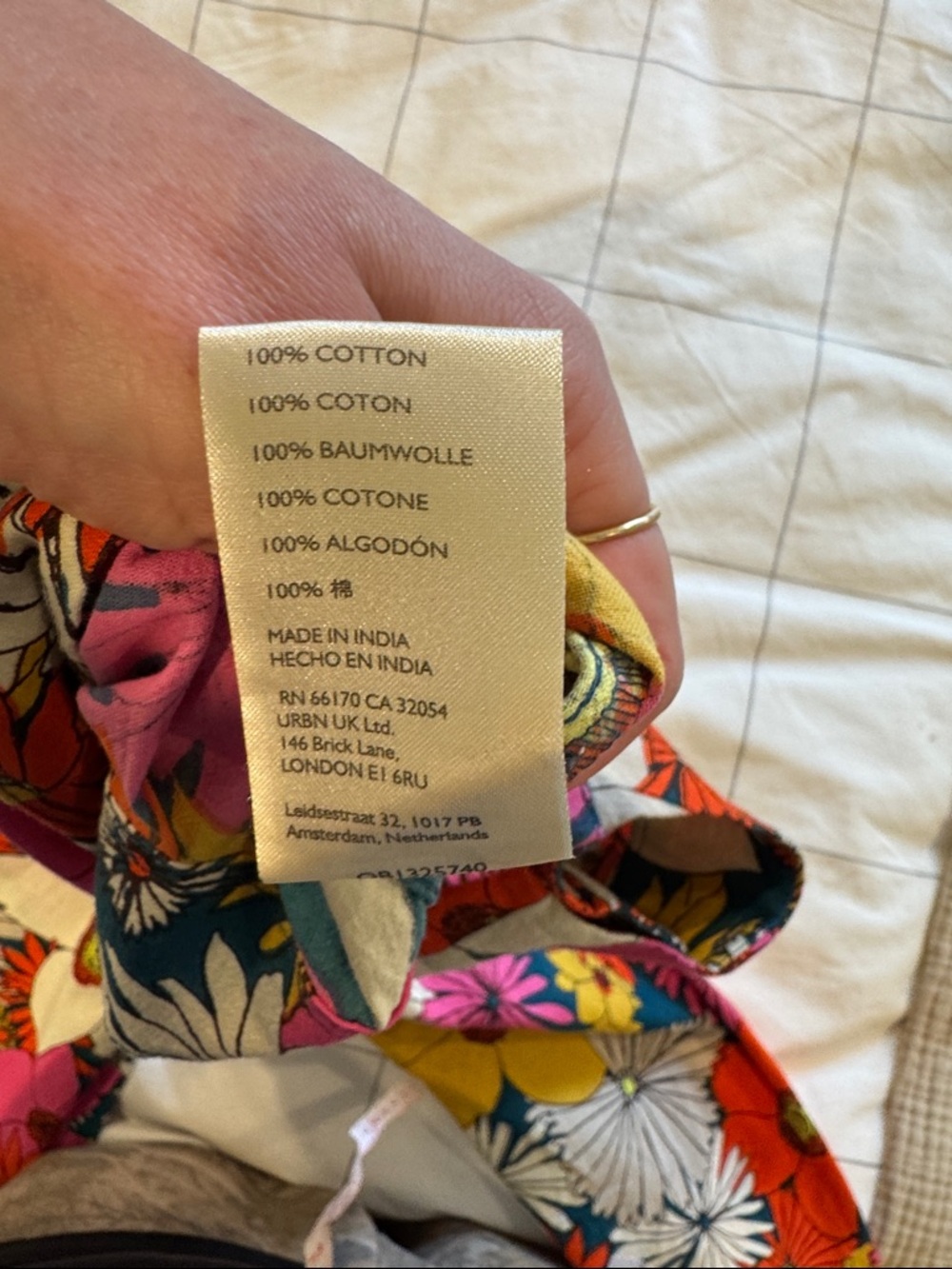 Free People Tessa Tapered Pants Retro Floral High Rise Crop Size 4 - Picture 9 of 9
